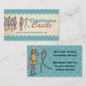 Naaier- en naaldschroefdraadlegernaadkaart visitekaartje (Voorkant / Achterkant)