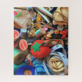  naaigarens en banenbroeken puzzel legpuzzel (Verticaal)