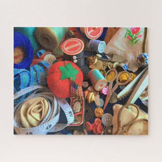  naaigarens en banenbroeken puzzel legpuzzel (Horizontaal)