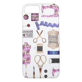  naaigarens- en naadstressdecor 	iPhone 8/7 hoesje