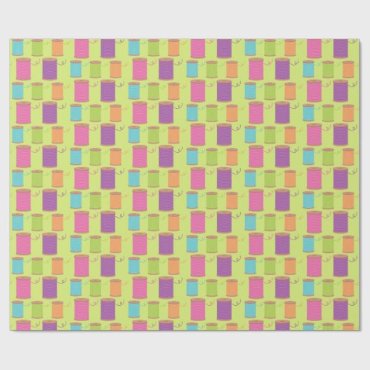 Naaigarens met inpakpapier (Vlak)