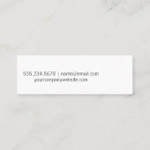 Naaigarens Mini Visitekaartje (Achterkant)