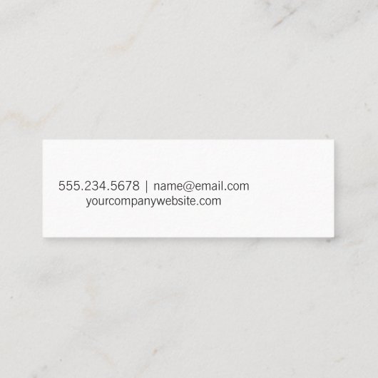 Naaigarens Mini Visitekaartje (Achterkant)