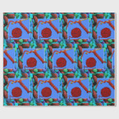 Naaigarens Moederdag Verjaardag Cadeaupapier (Vlak)