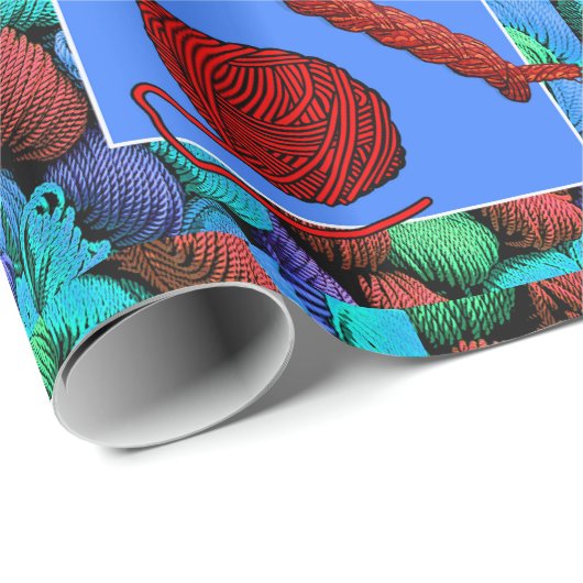 Naaigarens Moederdag Verjaardag Cadeaupapier (Rol Hoek)