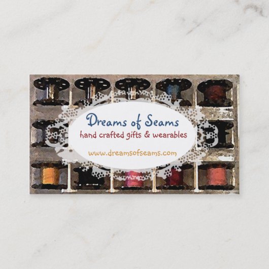 naaigarens naadloos naadwerk visitekaartje (Voorkant)