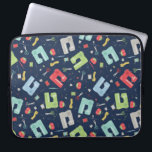 Naaigarens naaigariniepatroon naaigarinievormmachi laptop sleeve<br><div class="desc">Naadbestendige naaimachine Naainotieslantbeschermhoes voor laptop.</div>