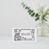 naaigarens visitekaartje FabricatedFrames.com (Staand voorkant)