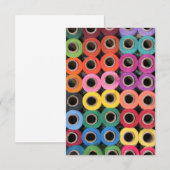 naaigarens wenskaart bedankkaart (Voorkant / Achterkant)