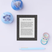 Naaigarens Zwarte Dressmaker Seamstress Tailor Flyer (Enkel)