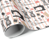 naaigarievormig ontwerp voor naaiwerk cadeaupapier (Rol Hoek)