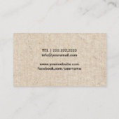 Naaigarnaalden en draden  overlapping visitekaartje (Achterkant)