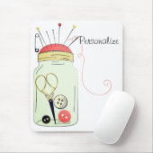  naaigarnenmuispad muismat (Met muis)