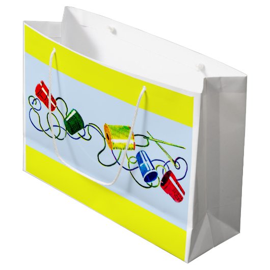 naaigarotjes afdrukken groot cadeauzakje (Voorkant Gekanteld)