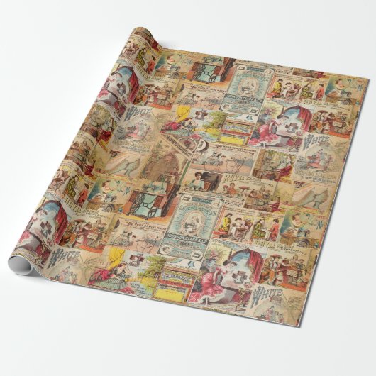  naaigarsenaal cadeaupapier (Uitgerold)