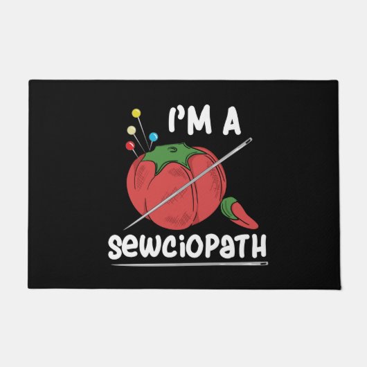 Naaigelende cadeaus deurmat (Voorkant)