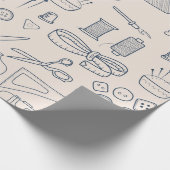Naaigenissen Seamstress Hobby Craft Cadeaupapier (Hoek)