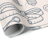 Naaigenissen Seamstress Hobby Craft Cadeaupapier (Rol Hoek)