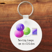 Naaigenoten met Gezegde Sleutelhanger (Voorkant)