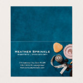 Naaigereedschap | Achtergrond Visitekaartje (Buitenkant ongevouwen)