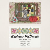 Naaigeschenkbijlage / naadstress Kaart (Voorkant /achterkant)