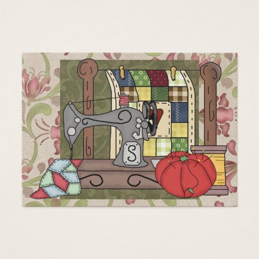 Naaigeschenkbijlage / naadstress Kaart (Voorkant)