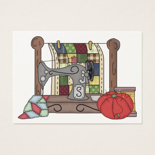 Naaigeschenkbijlage / naadstress Kaart (Voorkant)