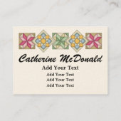 Naaigeschenkbijlage / naadstress Kaart Visitekaartje (Achterkant)