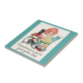 Naaigispiraattegel Tegeltje (Zijkant)