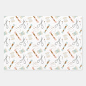 Naaignoties voor het ambacht inpakpapier vel (Voorkant 2)