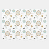 Naaignoties voor het ambacht inpakpapier vel (Voorkant)