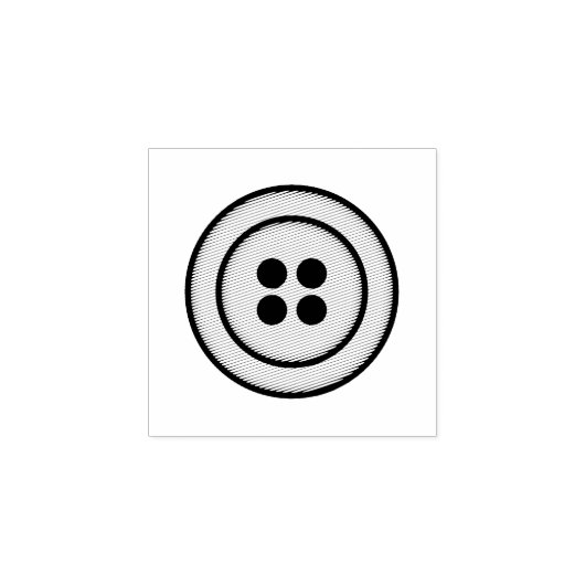 Naaigoed Button Rubberstempel (Afrduk)