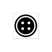 Naaigoed Button Rubberstempel (Afrduk)