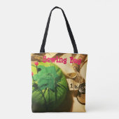 Naaigoed Canvas tas (Achterkant)