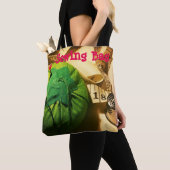 Naaigoed Canvas tas (Dichtbij)