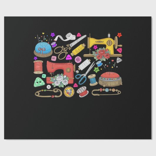 Naaigoed Collectie Cadeaupapier (Vlak)