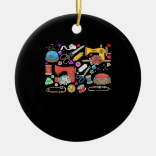 Naaigoed Collectie Keramisch Ornament