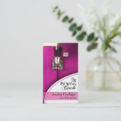 Naaigoed: Dressmaker, Tailor, Designer, Seamstress Visitekaartje (Staand voorkant)