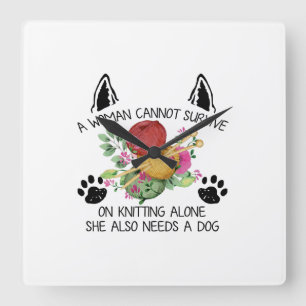 Naaigoed   Een vrouw kan niet overleven bij haar k Vierkante Klok