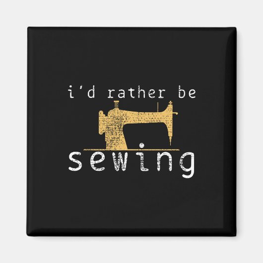 Naaigoed Funny Gezegde Gift Magneet (Voorkant)