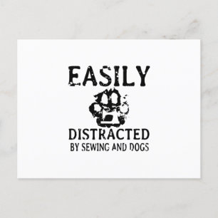 Naaigoed   Gemakkelijk verstoord door naaien en ho Aankondigingskaart