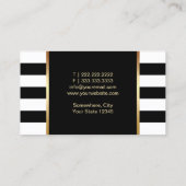 Naaigoed gouden draad en naalden Moderne Visitekaartje (Achterkant)