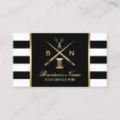 Naaigoed gouden draad en naalden Moderne Visitekaartje (Voorkant)