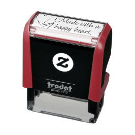 Naaigoed Heart Self Inking Rubber Stamp Zelfinktende Stempel