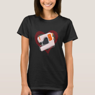 Naaigoed I Heart I Seing Needle Embroidery Tailor T-shirt