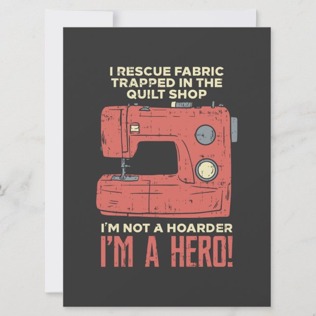 Naaigoed - I Rescue Fabric (Voorkant)