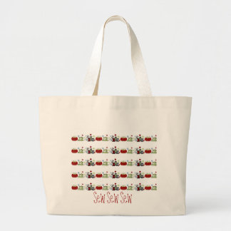 Naaigoed in rij grote tote bag