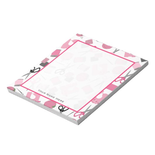 Naaigoed met Notitieblok (Linkerzijde)