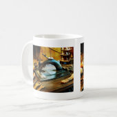 Naaigoed met ouderdomsvezel koffiemok (Voorkant links)