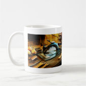 Naaigoed met ouderdomsvezel koffiemok (Links)